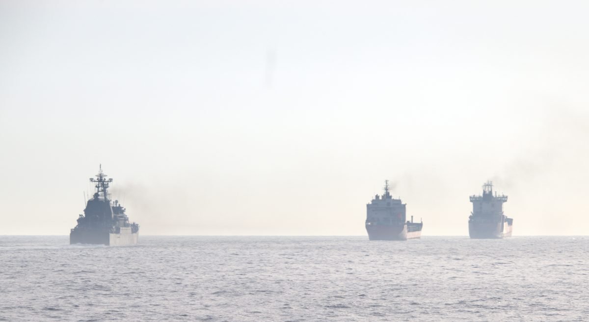 Tagomago - La Armada sigue a un buque de desembarco ruso durante su paso por el Estrecho de Gibraltar La Armada sigue a un buque de desembarco ruso durante su paso por el Estrecho de Gibraltar