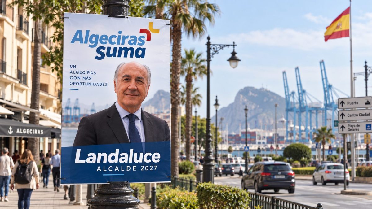 Recreación de cartel electoral con IA únicamente para ilustrar la información