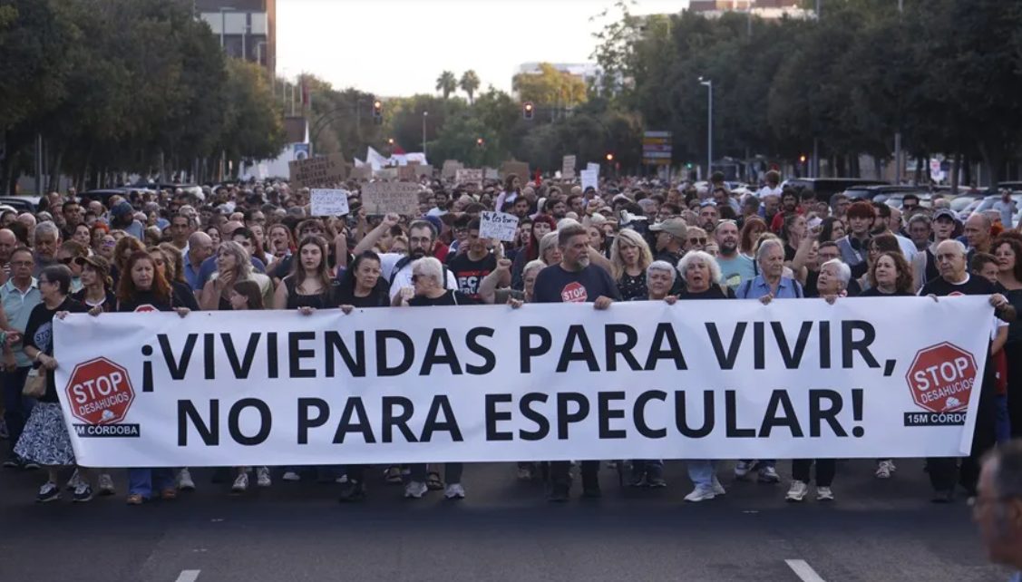 manifestacion huelga vivienda - El 11 de noviembre, fecha prevista para una huelga general por el derecho a la vivienda